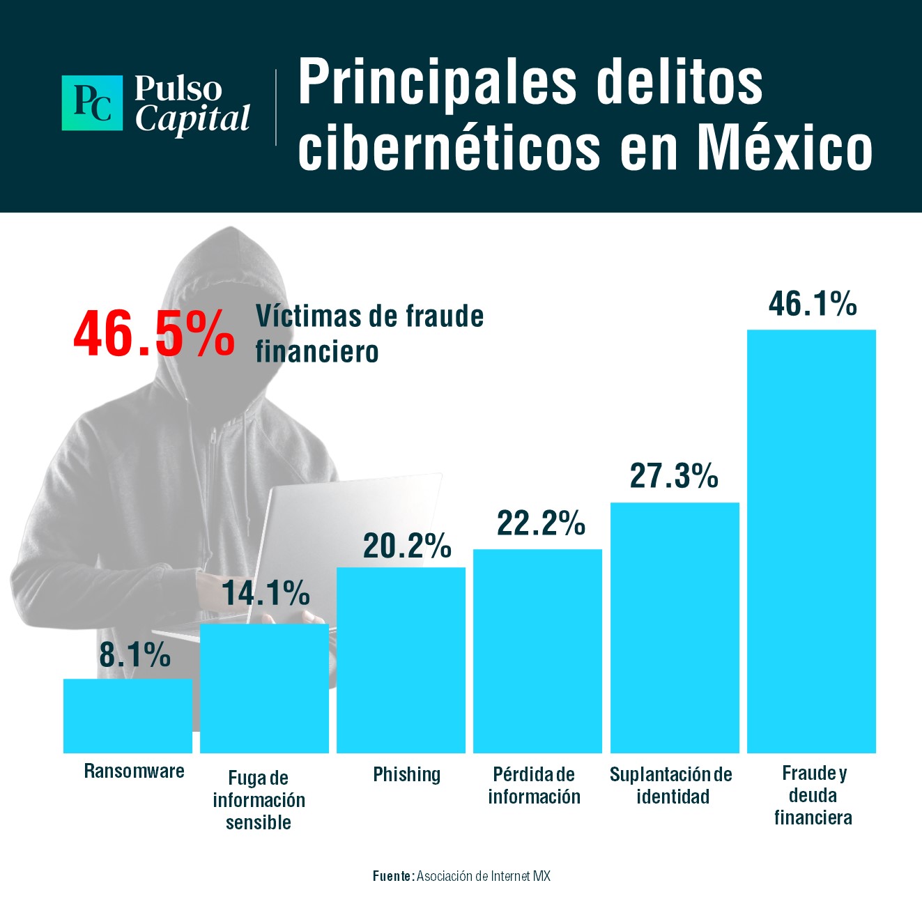 México entre los 10 países con más ciberataques | PulsoCapital.com